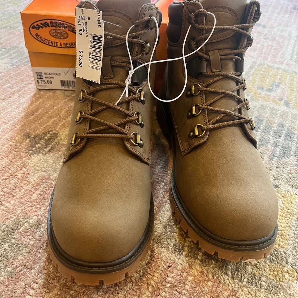 Lugz 'Scaffold' Lace-Up Work Safety Boots Mens Size 9.chore,workwear,Gorpcore.
